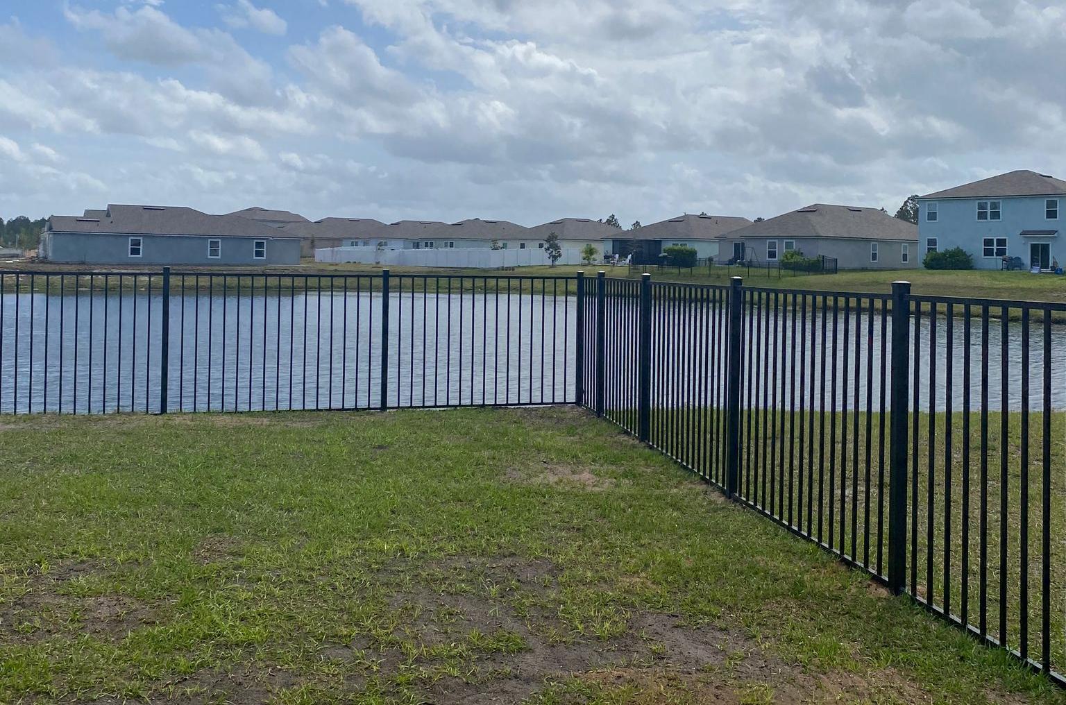 High-quality aluminum fencing by Leading Fence team