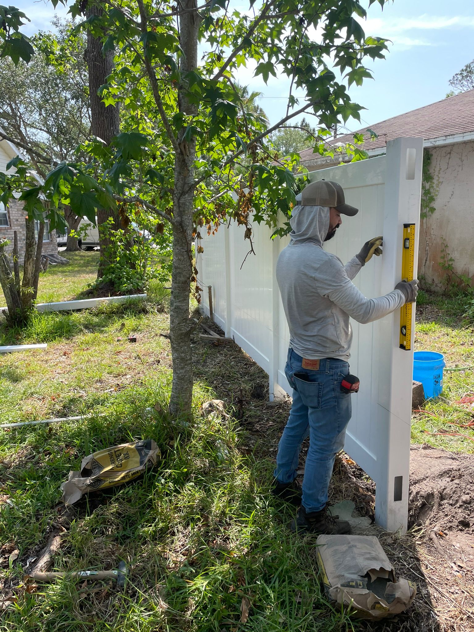 Vinyl Fence Installation Image 4