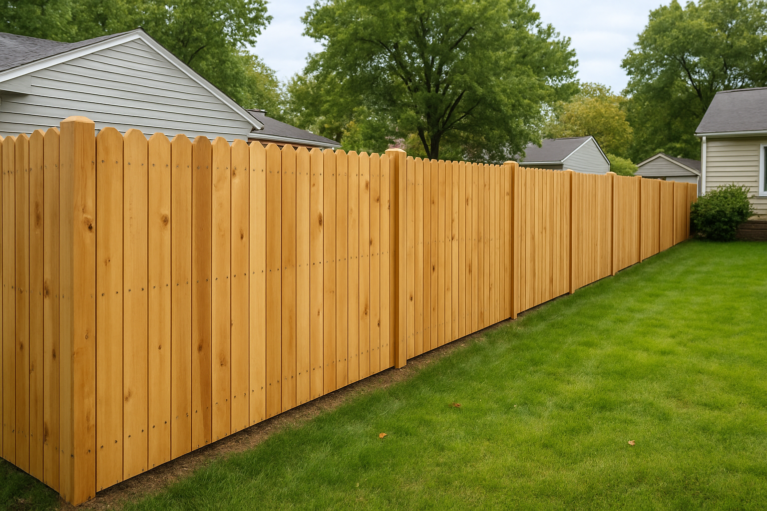 Wood Fence Installation